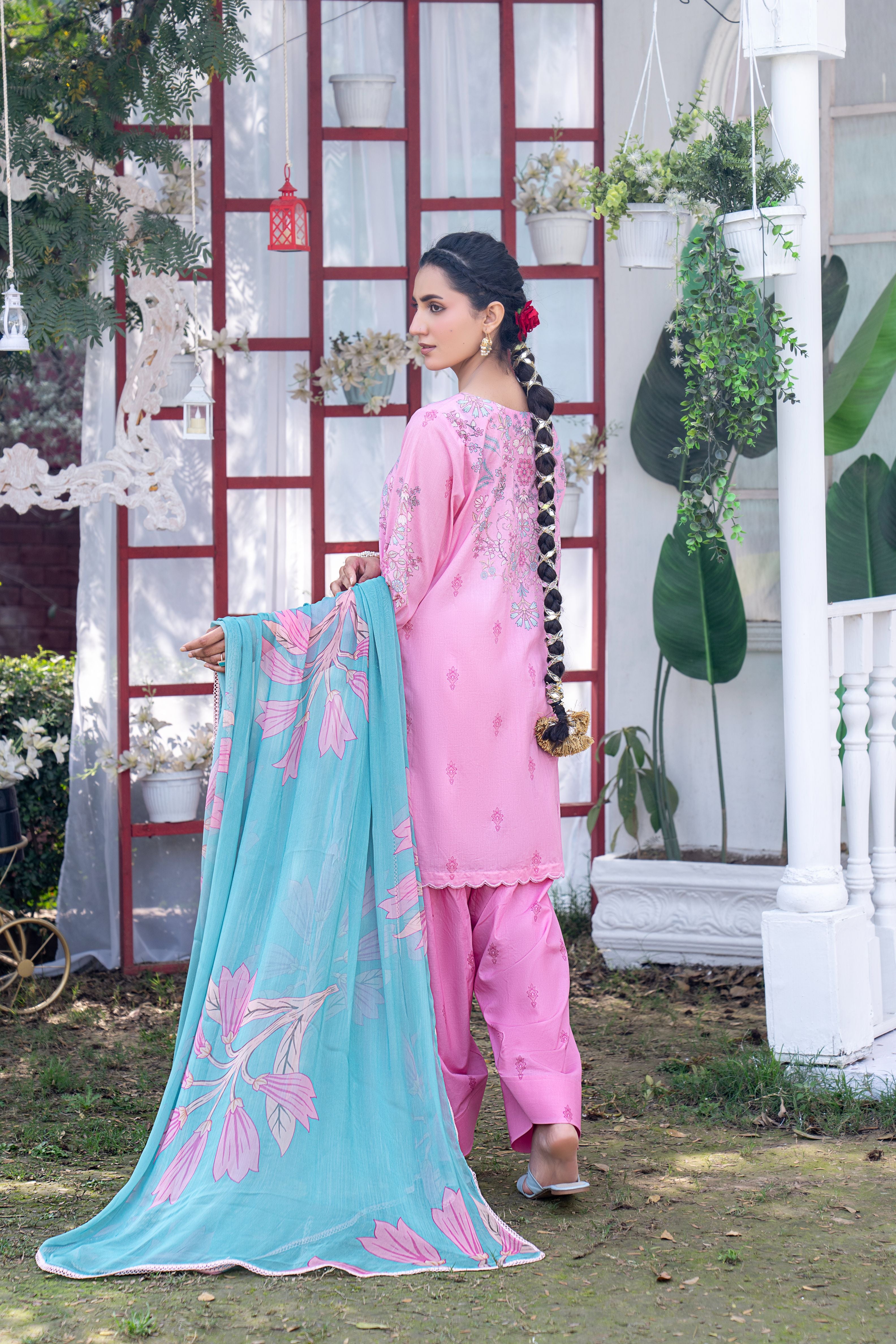 3 PIECE - PRINTED LAWN SUIT