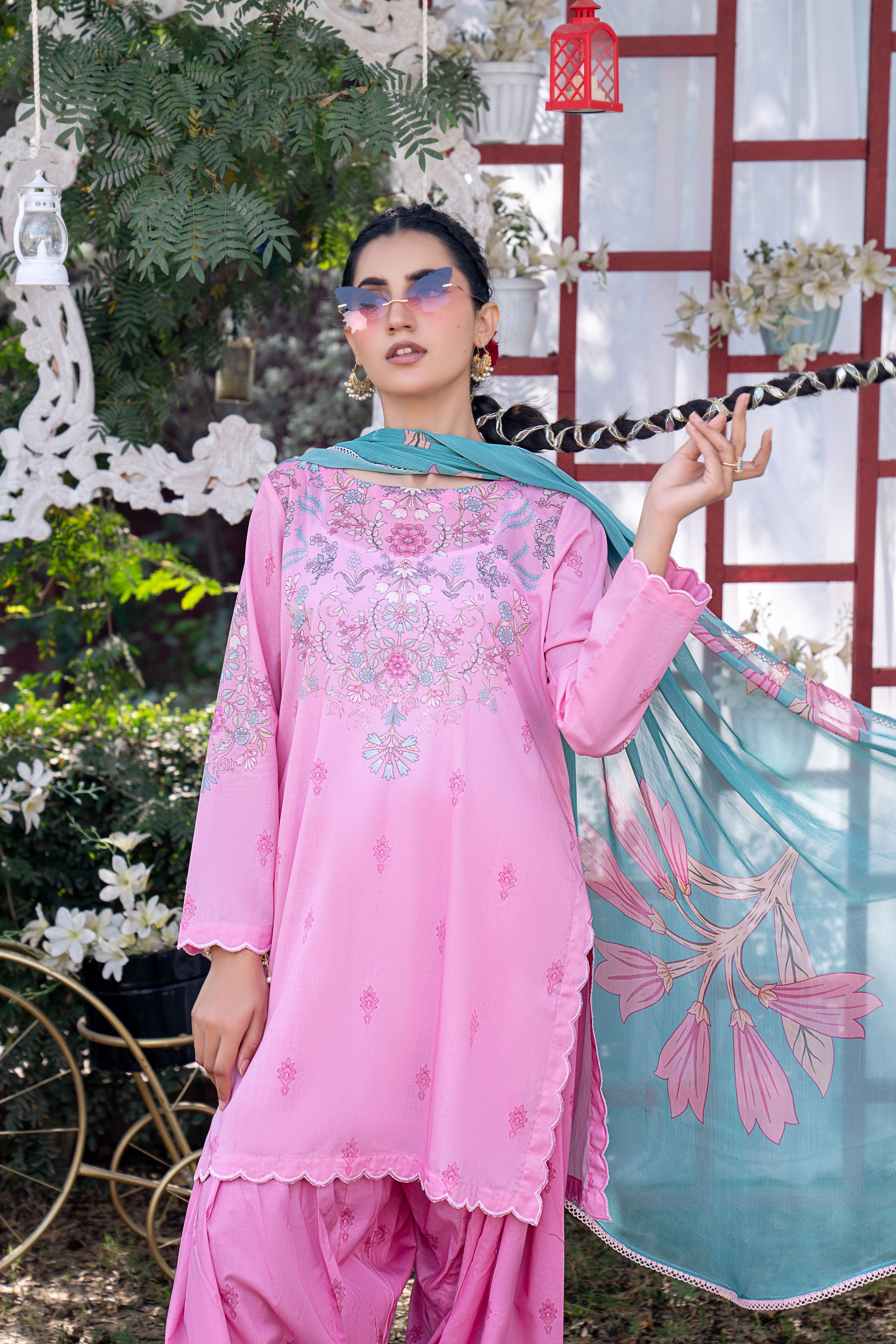 3 PIECE - PRINTED LAWN SUIT