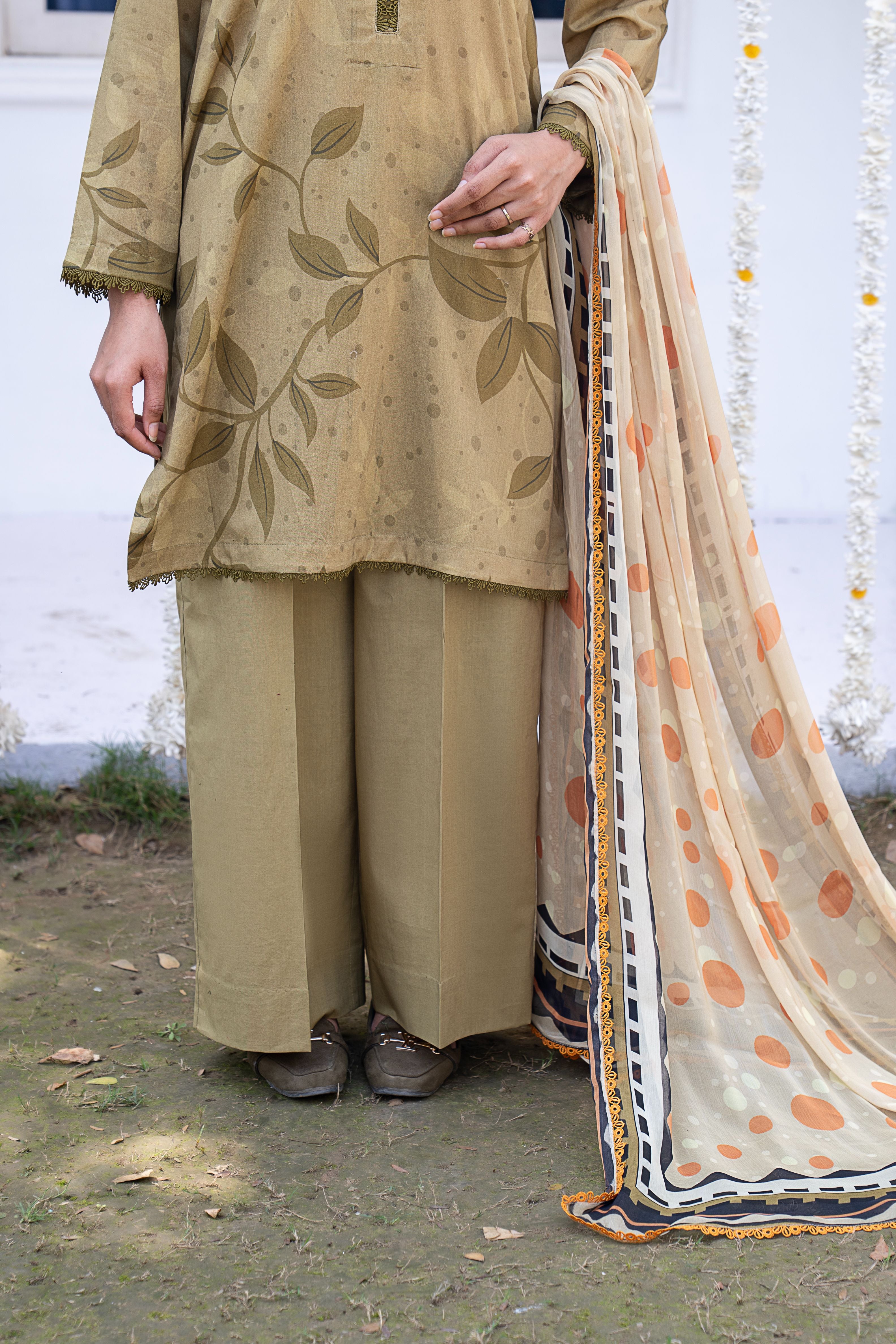 3 PIECE - PRINTED LAWN SUIT