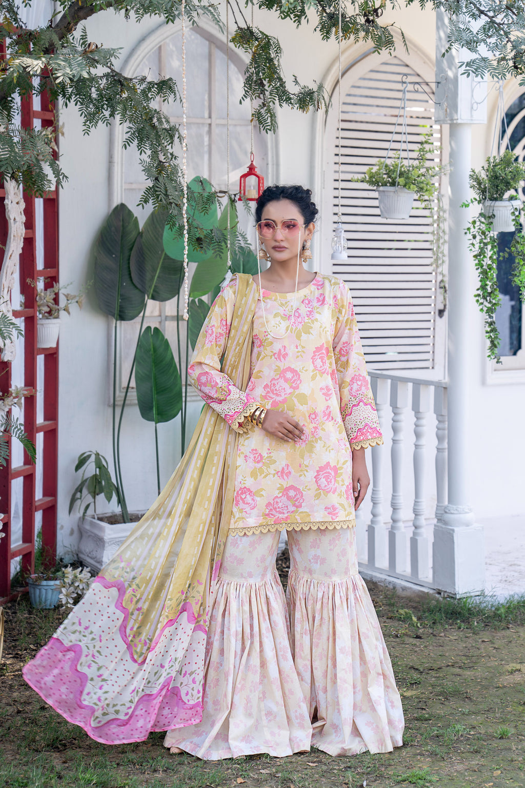 3 PIECE - PRINTED LAWN SUIT