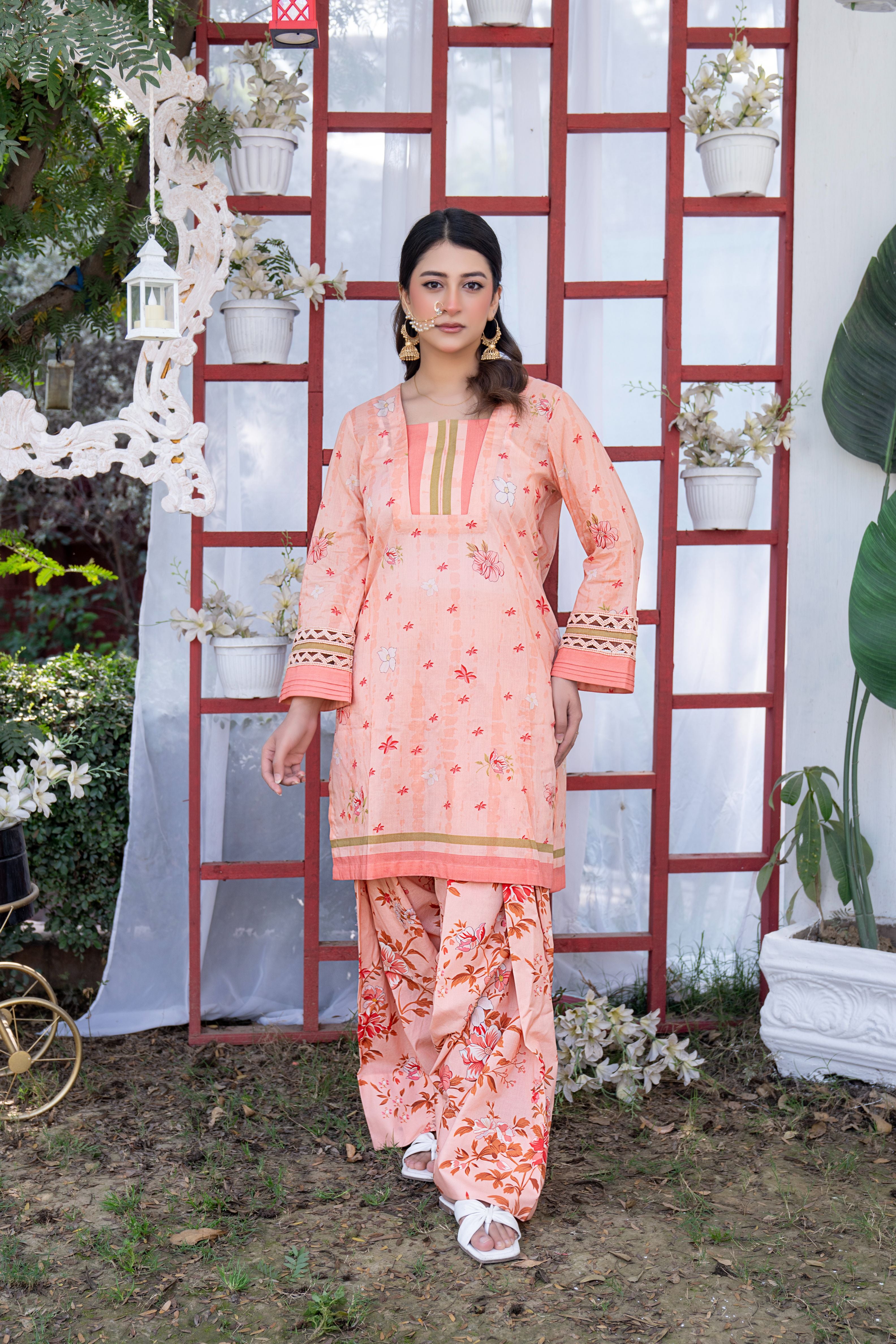 2 PIECE - PRINTED LAWN SUIT