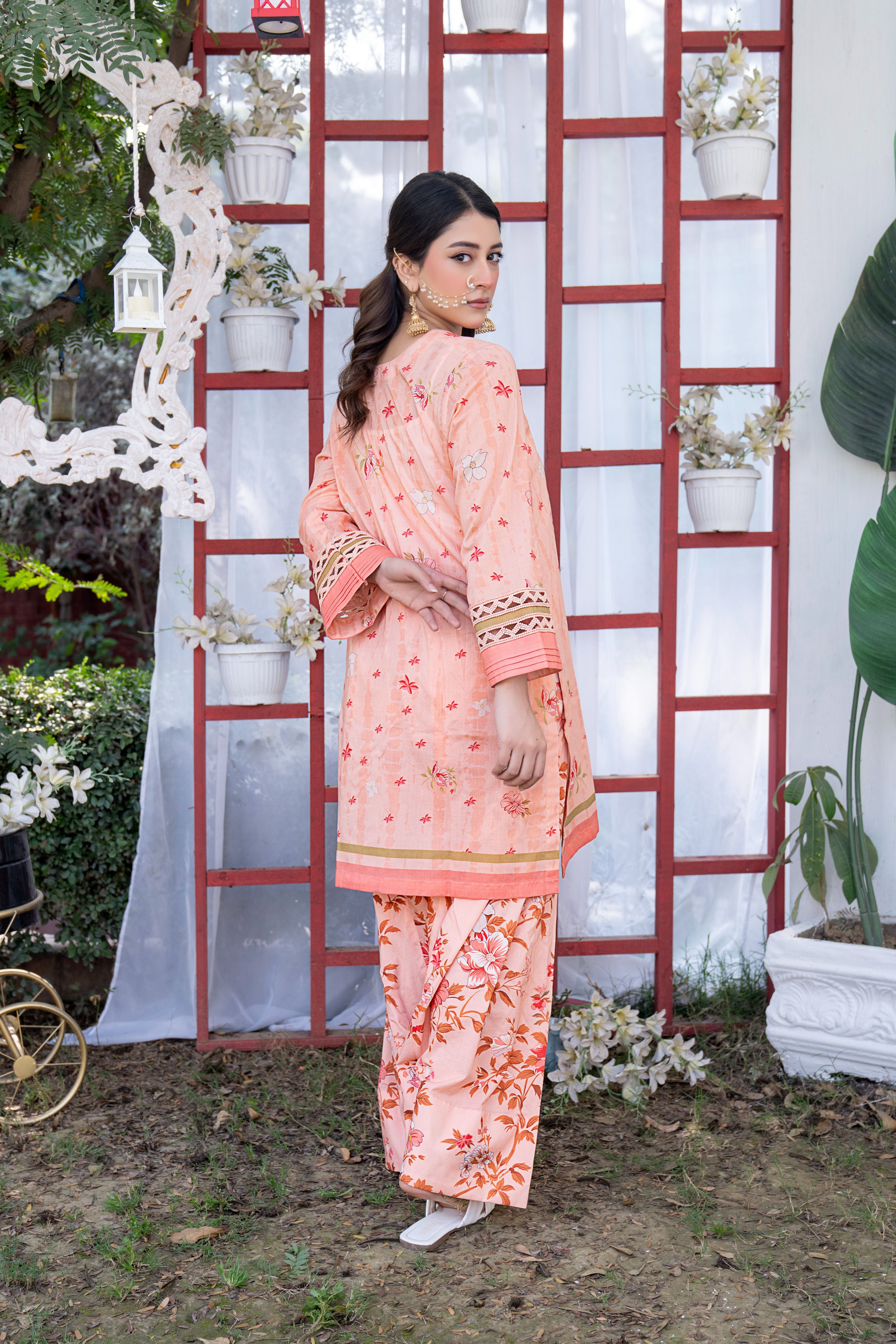 2 PIECE - PRINTED LAWN SUIT