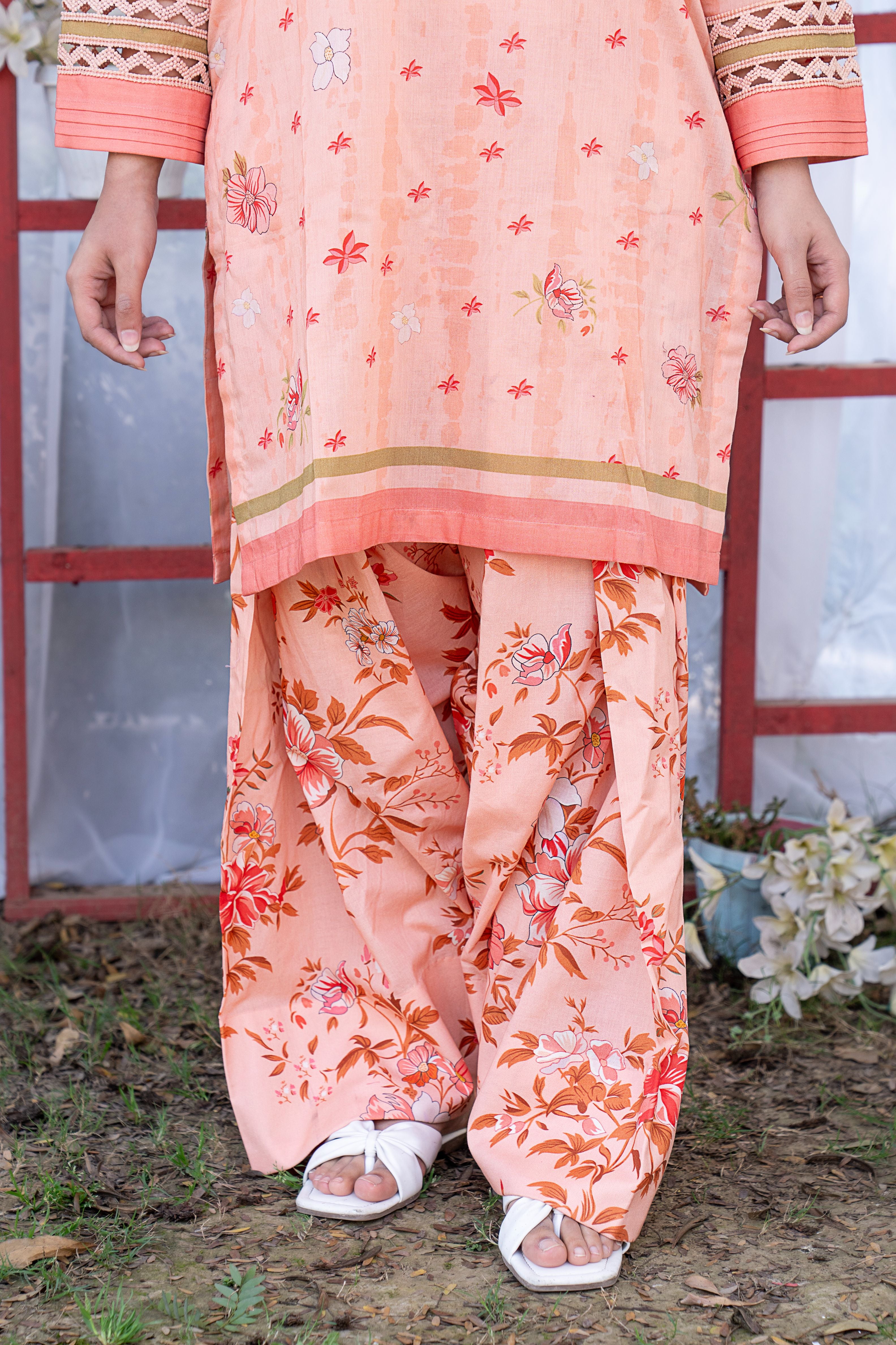 2 PIECE - PRINTED LAWN SUIT