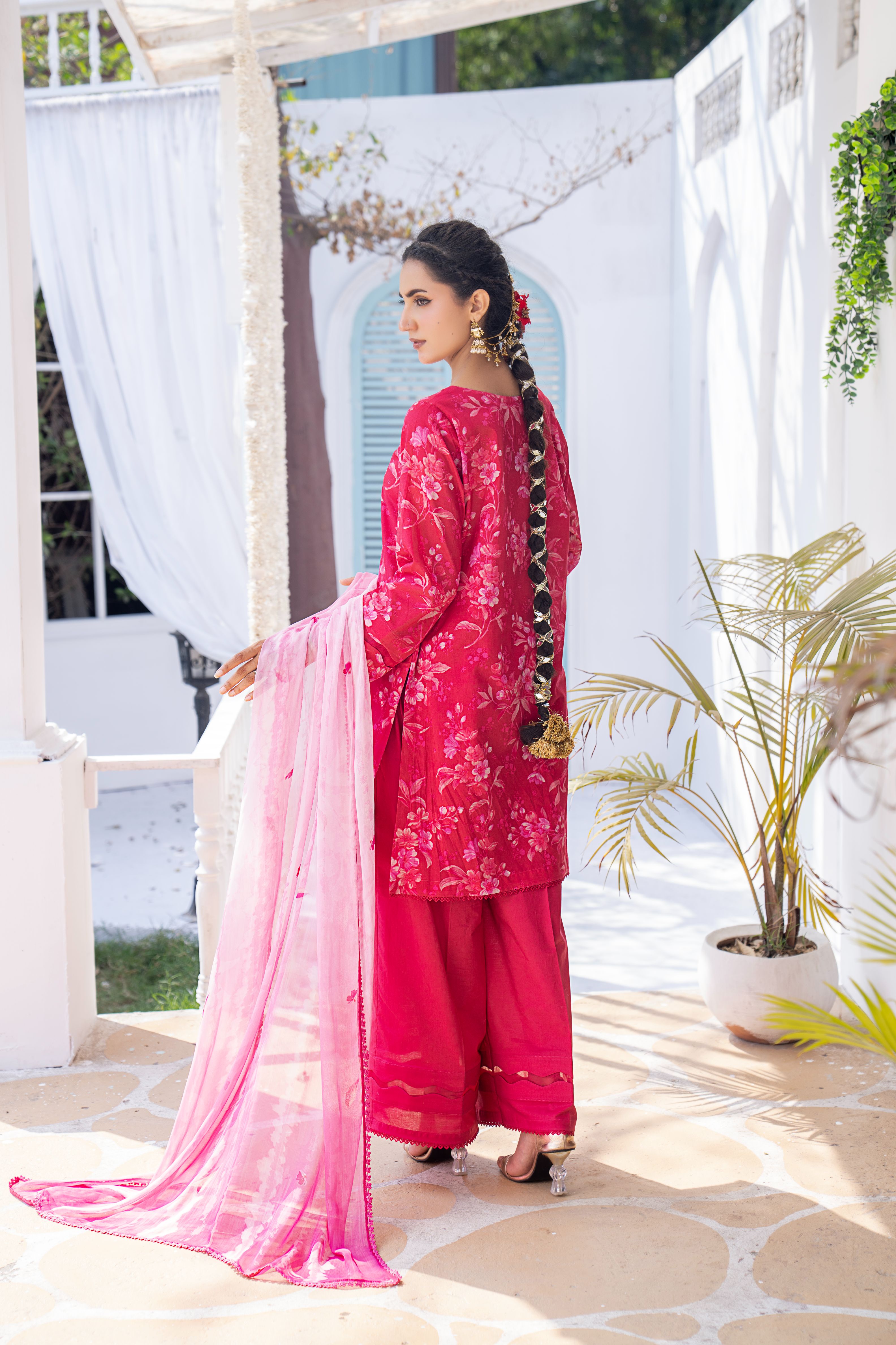 3 PIECE - PRINTED LAWN SUIT