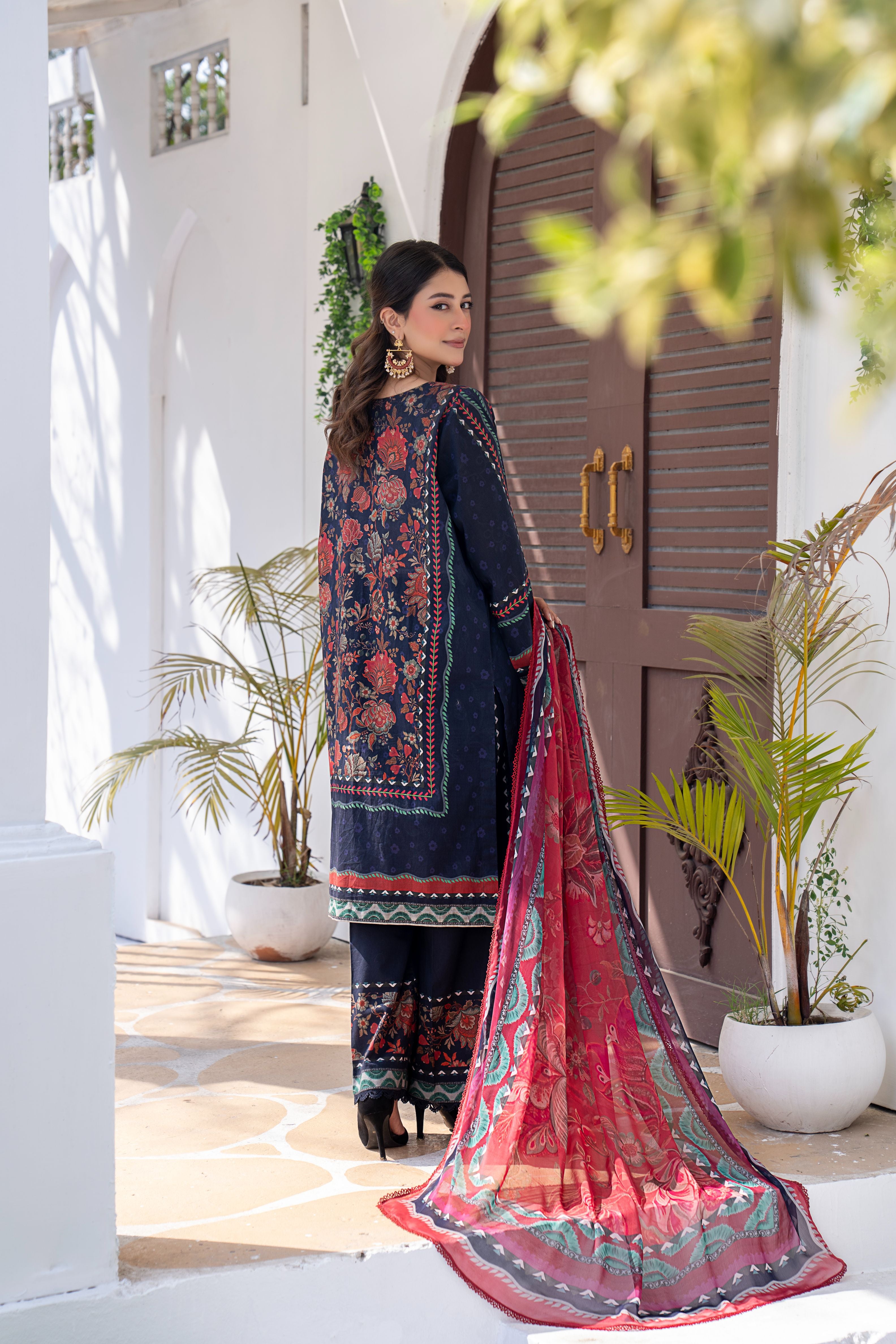 3 PIECE - PRINTED LAWN SUIT