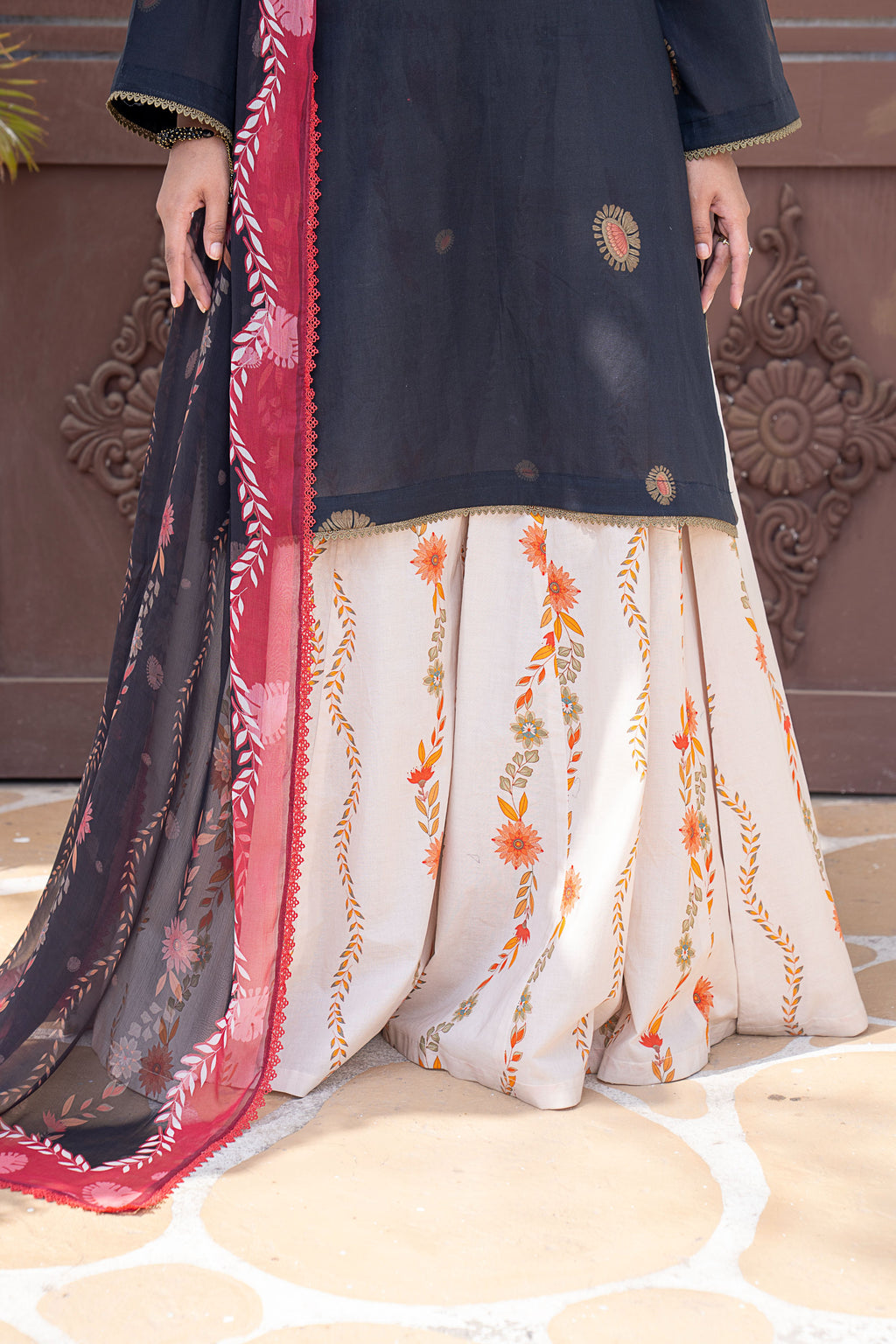 3 PIECE - PRINTED LAWN SUIT