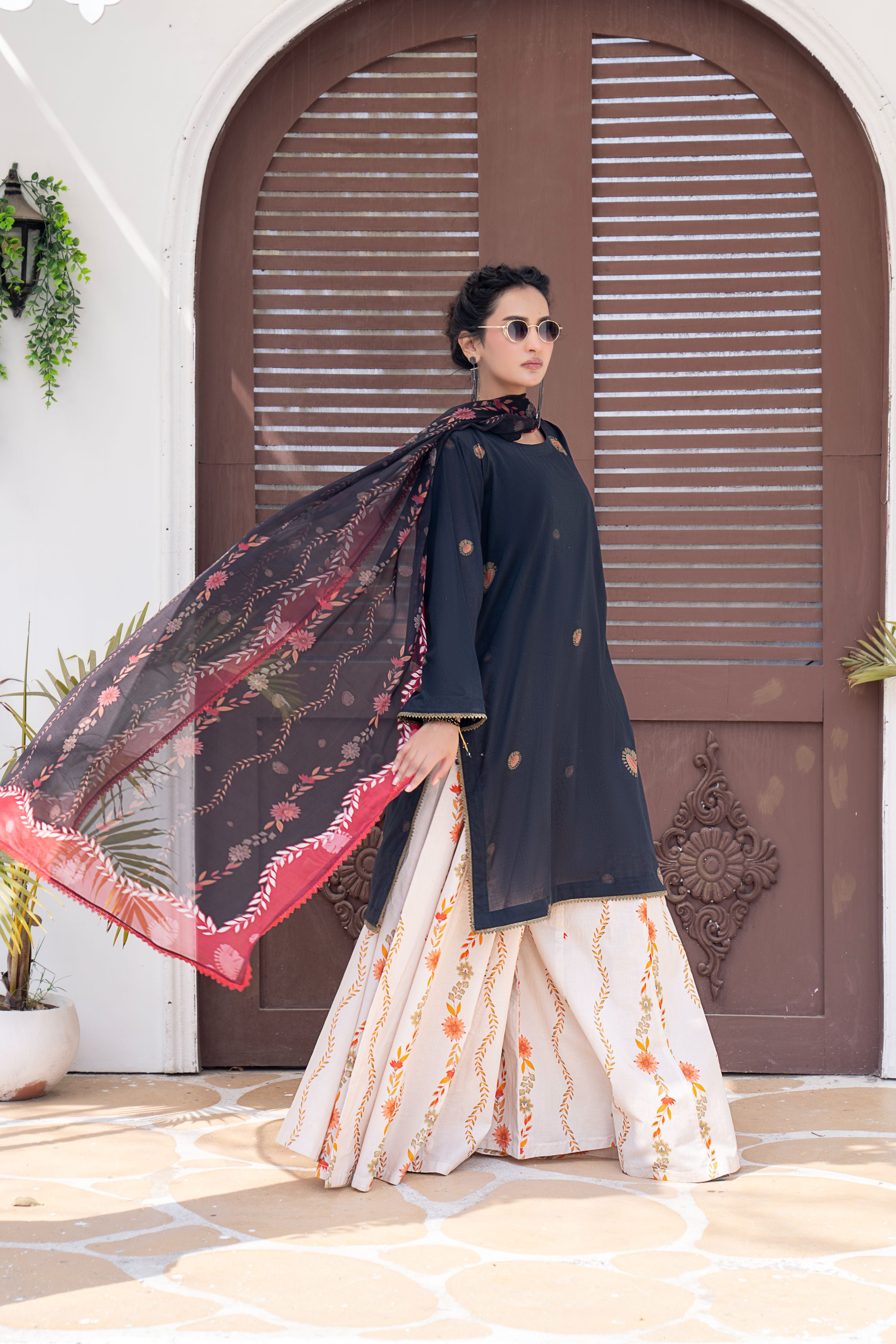 3 PIECE - PRINTED LAWN SUIT