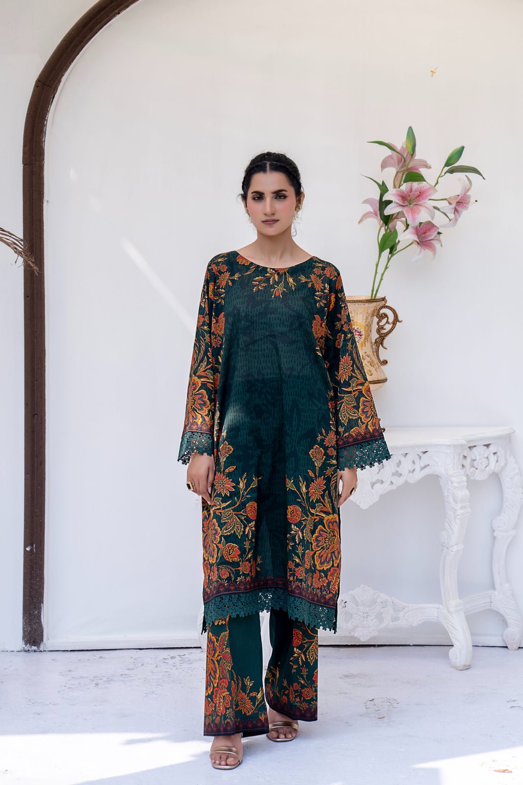 2 PIECE - PRINTED LAWN SUIT