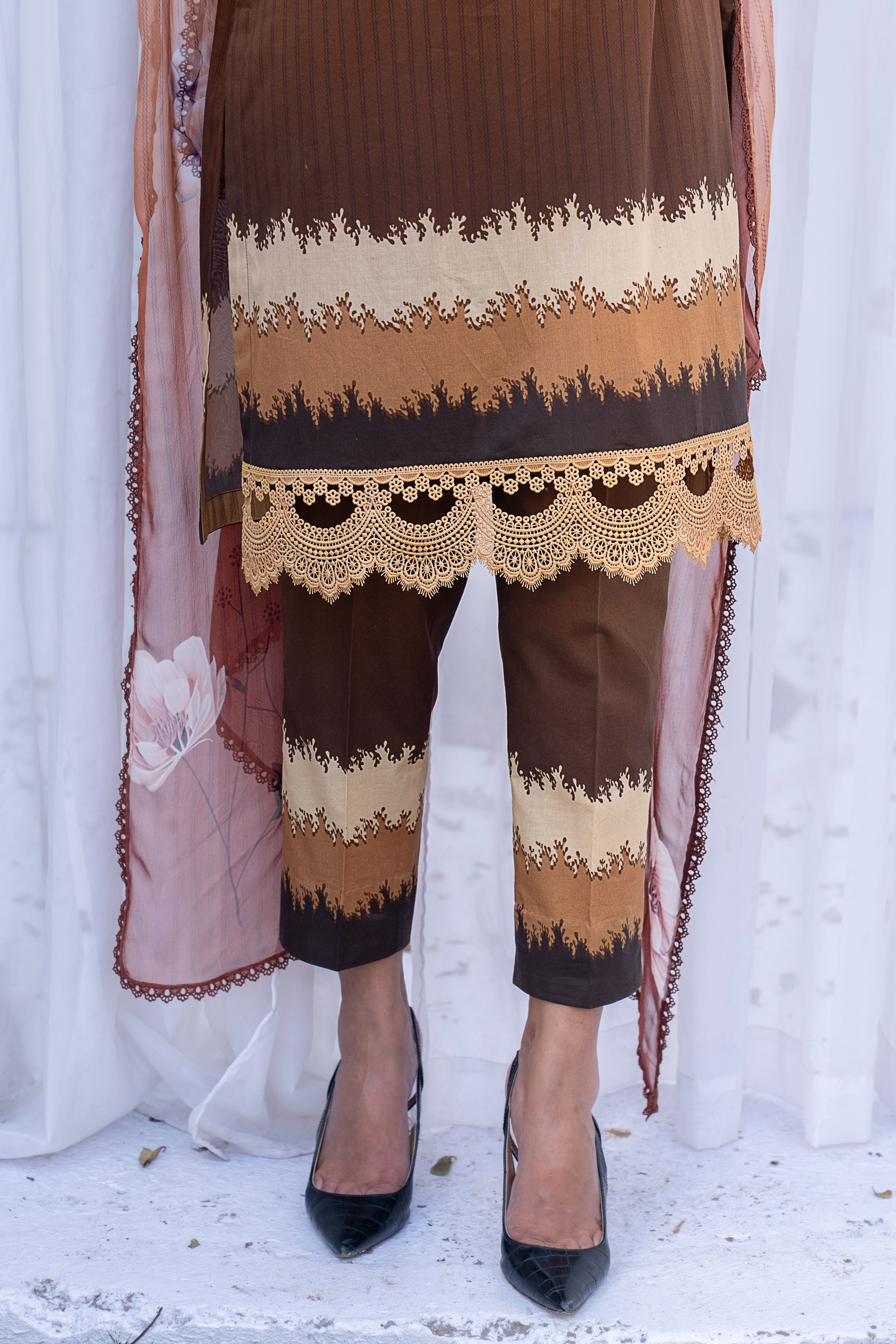 3 PIECE - PRINTED LAWN SUIT