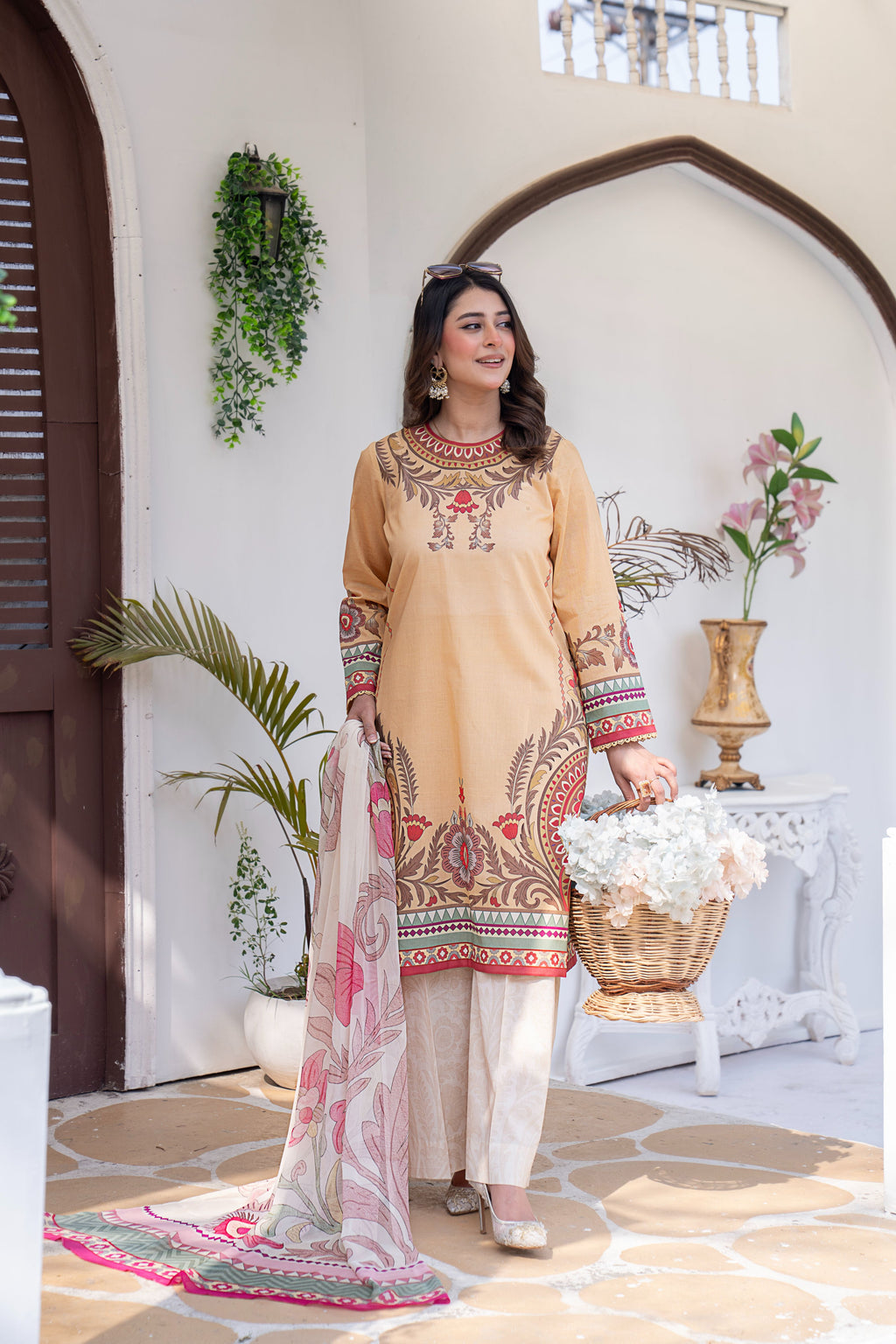 3 PIECE - PRINTED LAWN SUIT