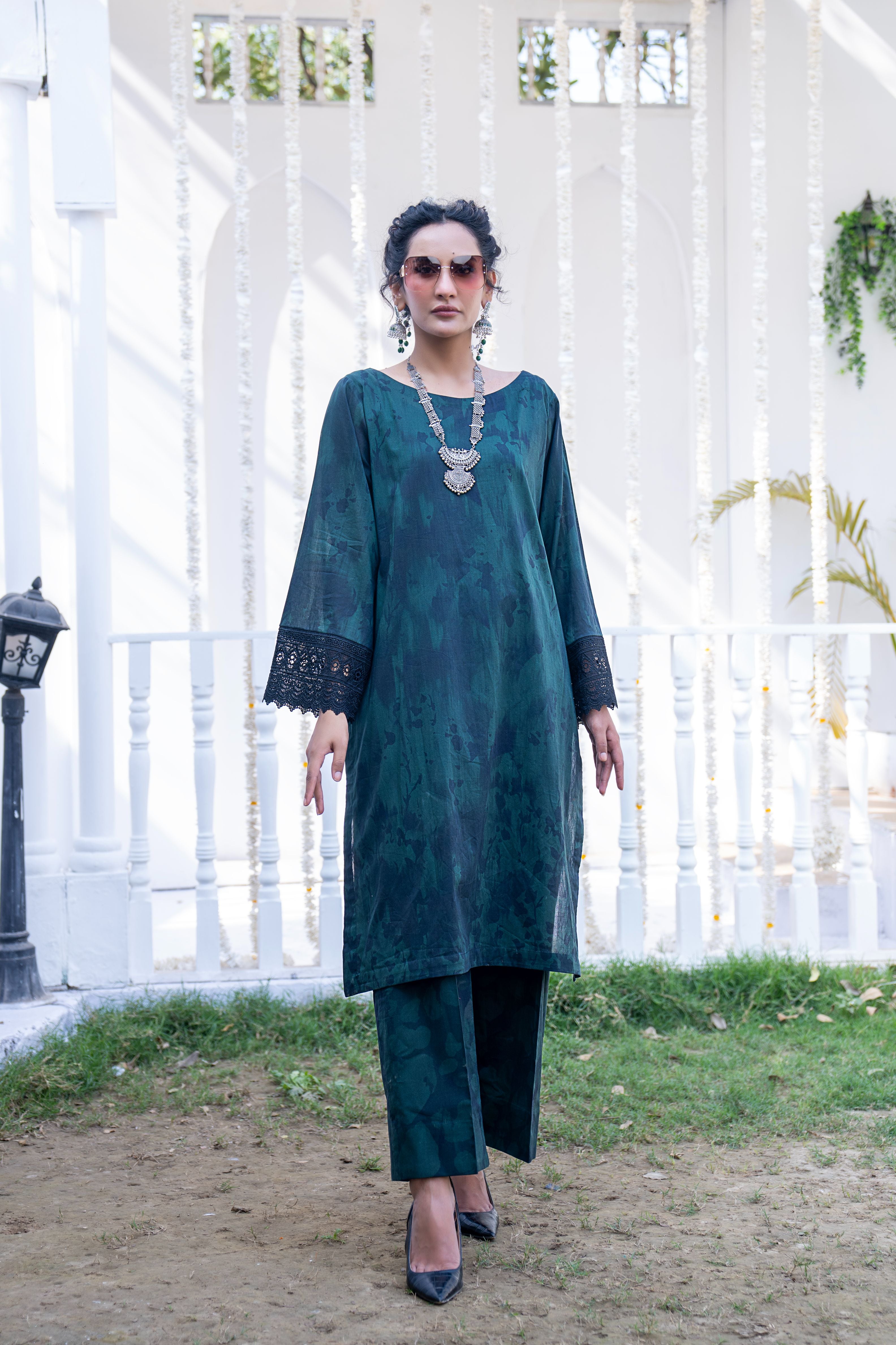 2 PIECE - PRINTED LAWN SUIT