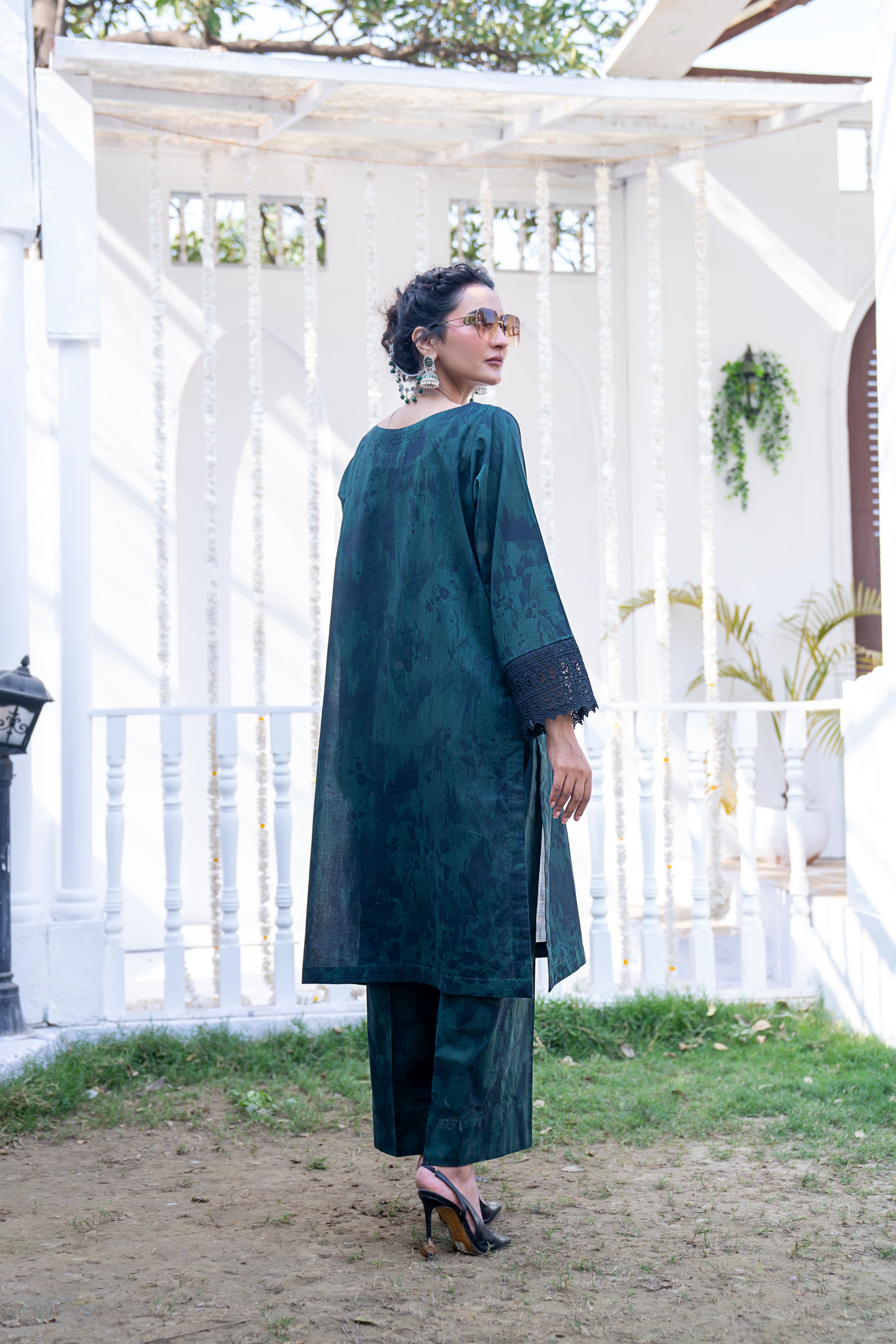 2 PIECE - PRINTED LAWN SUIT
